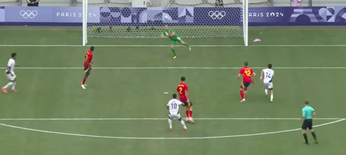⚽奥运男足半场：阿德尔爆射世界波 埃及国奥暂1-0西班牙国奥